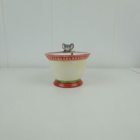 Department 56 Storybook Hickory Dickory Dock Hand Painted Tea Set Vintage - Picture 13 of 16